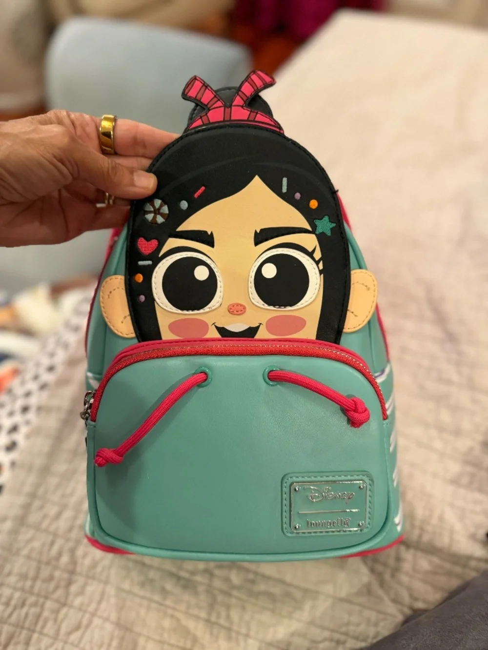 Loungefly Disney Wreck it ralph vanellope cosplay mini backpack nwt - Picture 2 of 3